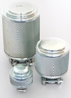 Oil wetted air cleaner